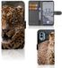 B2Ctelecom Nokia X30 Telefoonhoesje met Pasjes Luipaard