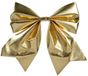 Decoris Kerst strik - goud - 20 x 24 cm - polyester