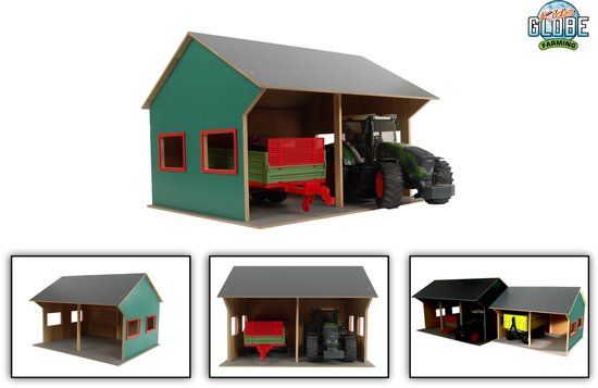 KIDS GLOBE FARMING Kids Globe Boerderijschuur - 8713219446829