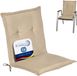 Beautissu Coussin de jardin bas Loft NL 100 x 50 x 6 cm – Coussin Nature – Coussins de chaise de jardin Coussin d'assise Chaise de jardin