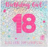 Depesche verjaardagskaart meisje 18 jaar Alles Liebe zum Geburtstag.