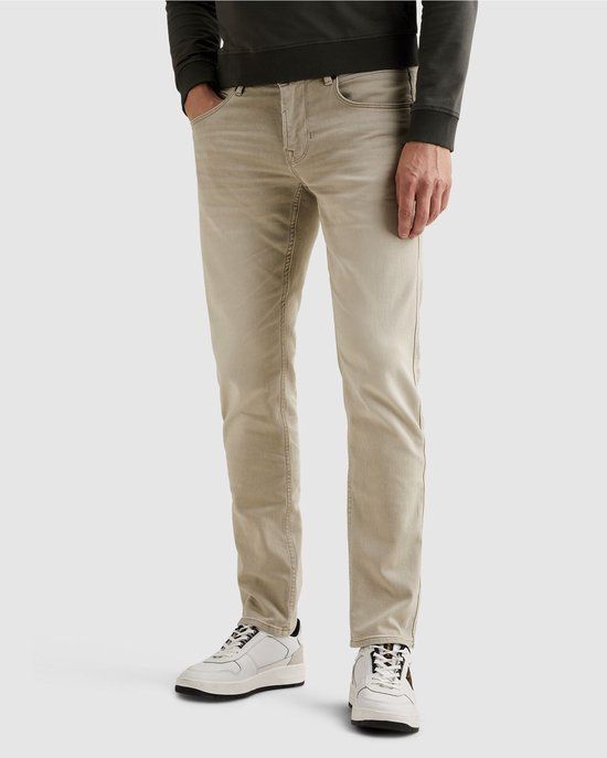 PME Legend Heren Broek Khaki Katoen Regular Fit