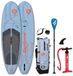 Duotone Flow Air SLS 10'4" Set de paddle surf gonflable bleu