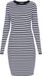 usha BLUE LABEL Gebreide jurk navy / wit
