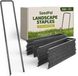 SeedPal Grondankers - Onverzinkt Staal - 100 Stuks - Aardnagels & Haringen - 150x25 mm (Ø 2,7 mm)