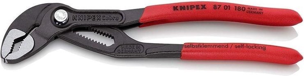 KNIPEX waterpomptang 180 mm Cobra gepolijst - 8701180SB