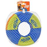 Nerf Dog Hondenspeelgoed, vliegende schijf, lichtgewicht, duurzaam en waterbestendig, diameter van 20 cm, voor middelgrote en grote rassen, twee stuks, groen en oranje