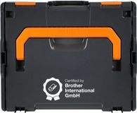 Brother ZPTOUCHLBOXXKOMPL, Stevige koffer, Zwart, Oranje