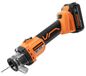 Scarificateur et aérateur de gazon, 700 W, avec éclairage LED, noir/orange