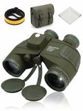 Zoomble® Verrekijker met Afstandsmeter & Kompas - 10x50 - Groen