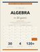 Il Algebra Il Reset di Algebra in 30 Giorni: Un Quaderno Quotidiano per Ricostruire la Tua Algebra in 30 Lezioni da Quindici Minuti