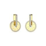 B31N1345 Guess - JUBE04075JWYGT/U - Oorbellen - Dames - Love Guess - Geel Goud - Zirkonia