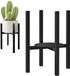 Ibenzoa® Support de fleurs réglable en métal pour intérieur et extérieur avec double hauteur