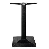 Bolero gietijzeren step square tafelonderstel, zwart