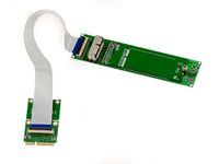 KALEA-INFORMATIQUE Mini PCIe-adapter voor Mac SSD 28 pin 12+16 pin naar MiniPCI, SSD compatibel jaar 2013 2014 2015 2016 2017 en meer
