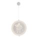 AmeliaHome LED venster decoratie acryl hanger kerstverlichting batterij aangedreven kerstdecoratie rond kerstman