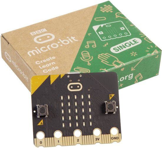 BBC micro:bit V2.2 - Programmeerbare computer voor beginners en hobbyisten