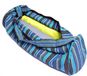 Yogi & Yogini naturals Yogi & Yogini Yogamat tas katoen blauw gestreept 67x24 cm