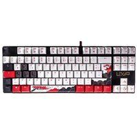 Lexip - Master Bundle - toetsenbord - achtergrondverlichting - USB - QWERTZ - Duits - toetsschakelaar: rode schakelaar - wit, zwart, goud, rood - met Assassin's Creed Shadows, mouse and mousepad