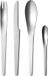 Georg Jensen couvertsset - Arne Jacobsen - 4 delig - mat rvs