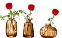 Omgoods - Mini vases décoratifs en verre, lot de 3 pour la décoration de table