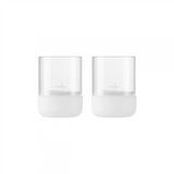 Blomus Calma kandelaar Glas, Kunststof Wit