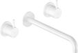 Hotbath Cobber - Wastafelmengkraan - zonder Waste - Laag - Wit - Inbouw - Messing - V04