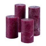 Loberon Kaars set van 4 Berekua paars