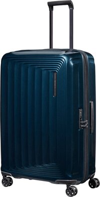 Samsonite Samsonite Nuon Spinner 75 Exp metallic dark blue Harde Koffer Blauw