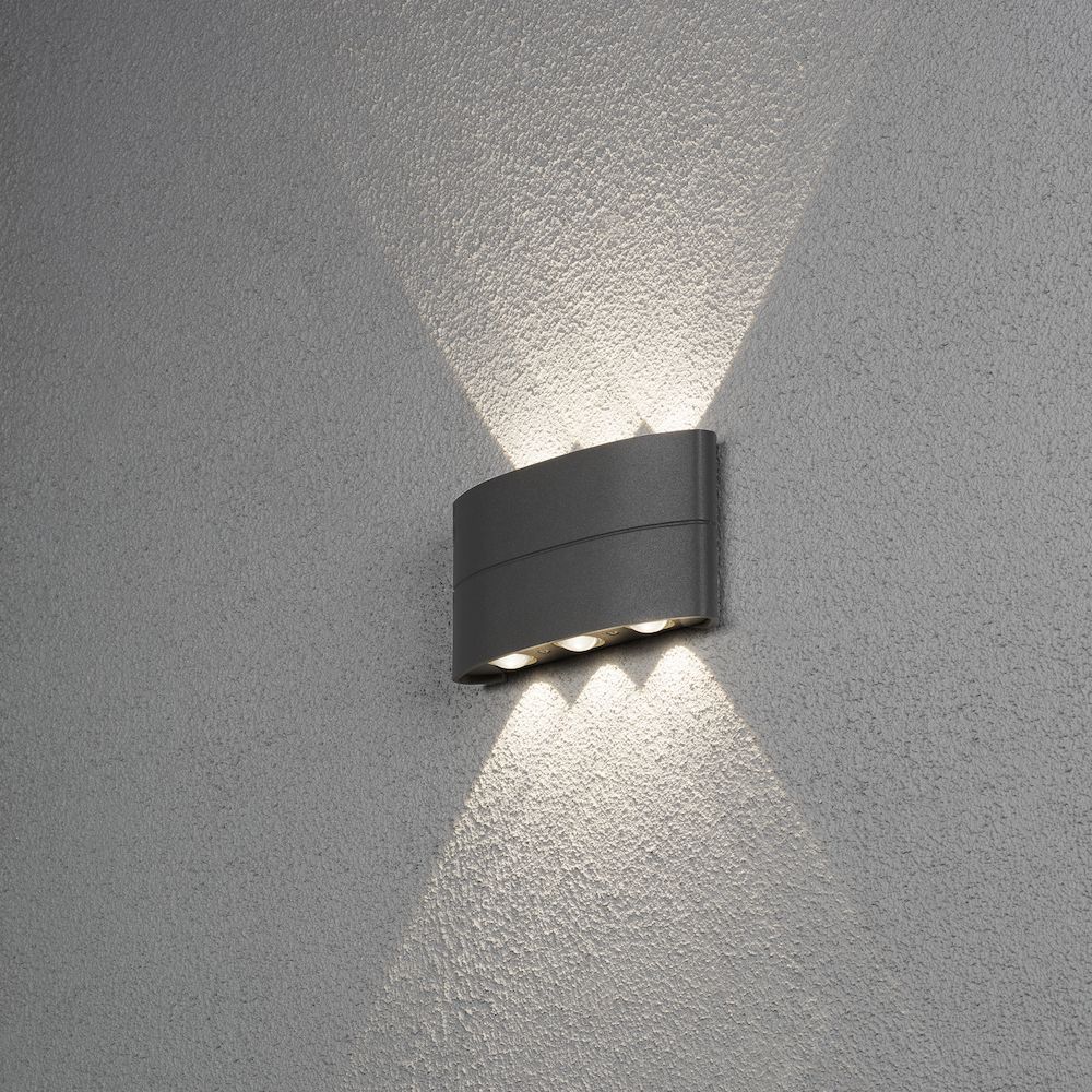 KONSTSMIDE 7853-370 Wandlamp - Aluminium - 9.5 cm - 20000 uur