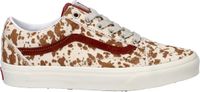 Vans Old Skool Pony Hair Dames Sneaker - Bruin Multi