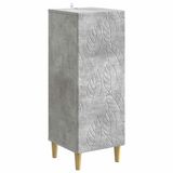 vidaXL Dressoir Betongrijs 33 x 34,5 x 90 cm Bewerkt hout