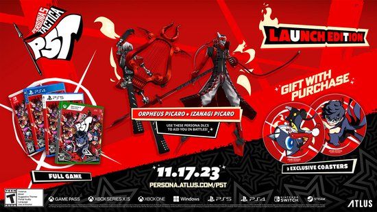 Persona 5 Tactica - PS4 - Launch Edition - Blu-ray - 12+