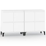 vidaXL Dressoir wit 60x35x70 cm hout