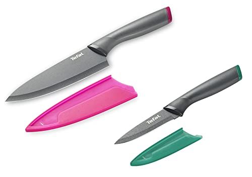Tefal Fresh Kitchen 2-piece Set - Chef Knife 15 cm & Paring Knife 9 cm - K122S205