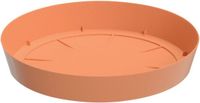 Prosperplast Opvangschaal/onderschaal voor bloempot/plantenpot - terracotta - rond - Dia 12,5 cm