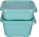 Juypal Hogar Juypal Vershoudbakjes nestbaar - 5 delig - BPA vrij - meal prep - 5x diverse maten - mintgroen - luchtdicht - herbruikbaar