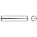 TOOLCRAFT 136022 Gekerfde conische pen (Ø x l) 8 mm x 100 mm Staal 25 stuk(s)