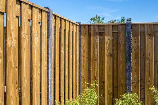 Intergard Hout beton schutting antraciet 200x190cm (per set)