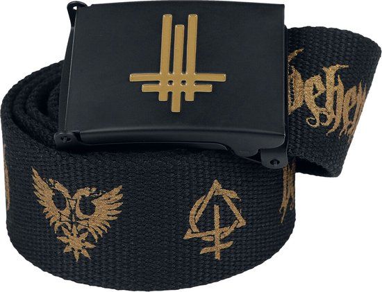 Behemoth Logo Unisex Riem - Zwart
