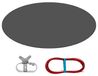 Couverture de piscine ronde - Tente de piscine - Diamètre 420 cm - Étanche - Fabriqué en matériau PE - Protection hivernale - Avec câble de serrage