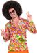 W Finidi Jaren 70 shirt peace party heren L/XL Polyester Multi/Regenboog