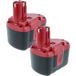 Bosch vhbw 2x Batterie Ersatz für Bosch 2607335561, 2607335538, 2607335637, 2607335562, 2607335537, 2607335510, 2607335645 für Werkzeug (2000 mAh, NiMH, 24 V)
