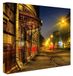 Ccretro-Lit Moscu Street decoratief verlicht beeld, methacrylaat, meerkleurig, 60 x 60 cm