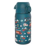 ION8 Kinder Waterfles, 350 ml/12 oz, Lekvrij, Makkelijk te Openen, Veilige Vergrendeling, Vaatwasserbestendig, BPA-vrij, Draaghendel, Makkelijk Schoon te Maken, Geurvrij, Reddingsvoertuig