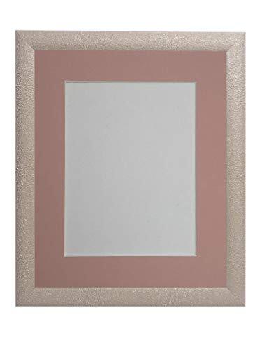 FRAMES BY POST Glitz Fotolijst met Roze Mount 12 x 10 Afbeeldingsgrootte 9 x 7 Inch Plastic Glas
