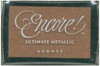 Encore Ultimate Metallic Ink Pad, Metallic Bronze