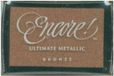 Encore Ultimate Metallic Ink Pad, Metallic Bronze
