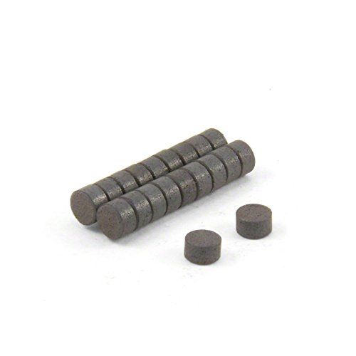 first4magnets FD0503-20 Magneet Expert 5mm dia x 3mm dik Y10 ferriet magneten (Pack van 20)