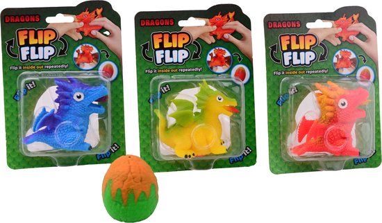 Flip & Change Draken - Multicolor - Hout - 5 cm